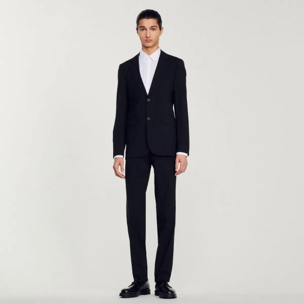 Fashion Virgin Wool Suit Jacket Men Suits & Blazers