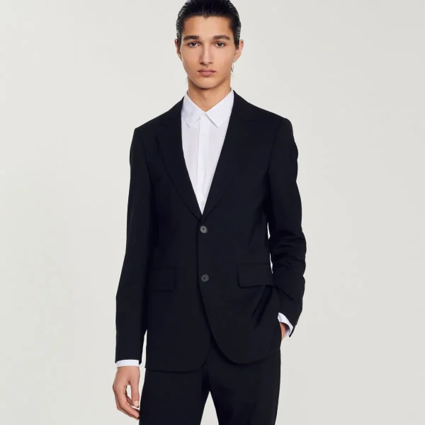 Fashion Virgin Wool Suit Jacket Men Suits & Blazers