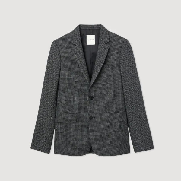 Shop Virgin Wool Suit Jacket Men Suits & Blazers