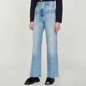 Cheap Wide-Leg Jeans Women Jeans