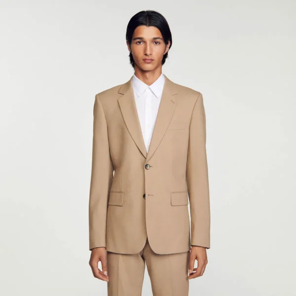 New Wool Suit Jacket Men Suits & Blazers